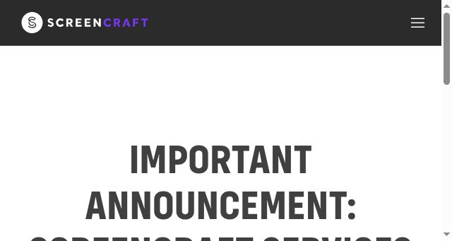 Screenshot of screencraft.org