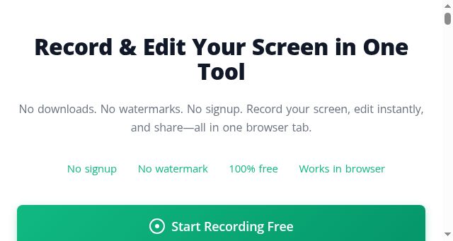Screenshot of screenedit.com