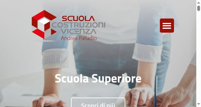 Screenshot of scuolacostruzionivicenza.it