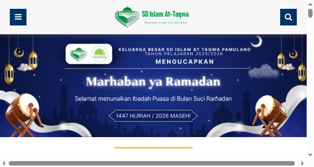 Screenshot of sdislamattaqwatangsel.com