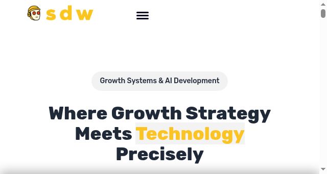 Screenshot of sdw.solutions