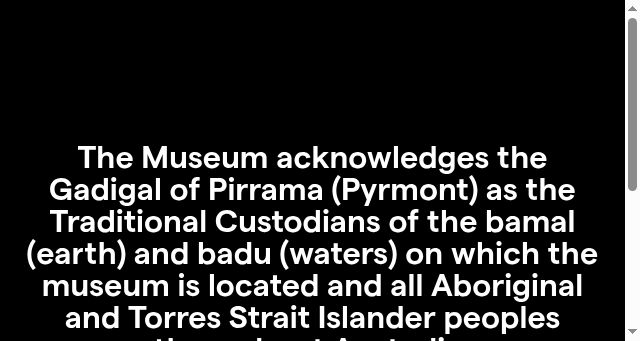 Screenshot of sea.museum