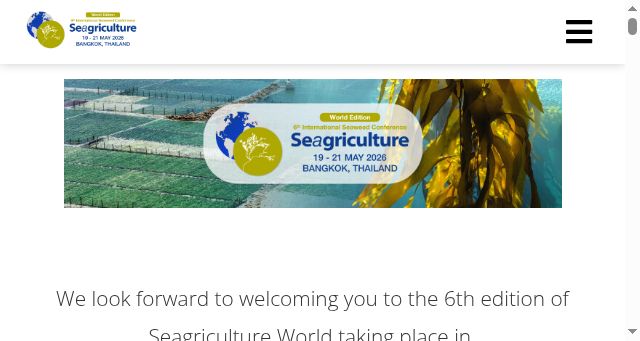Screenshot of seagriculture.world