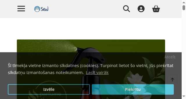 Screenshot of seal.lv