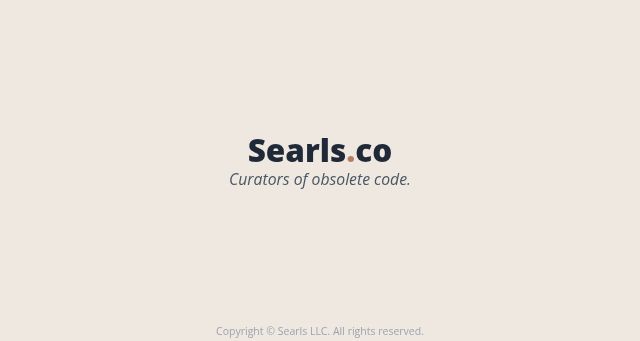 Screenshot of searls.co