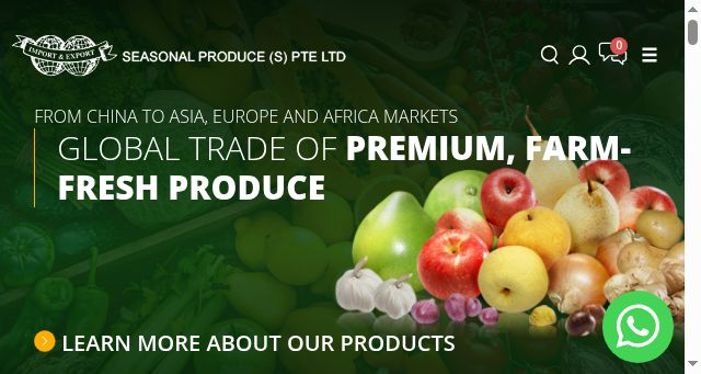 Screenshot of seasonal.com.sg