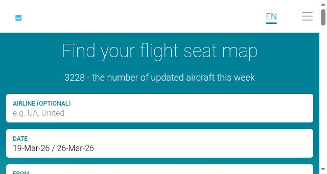 Screenshot of seatmaps.com