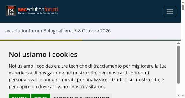 Screenshot of secsolutionforum.it