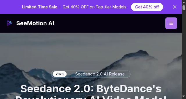 Screenshot of seedance-2.top
