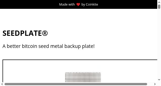 Screenshot of seedplate.com