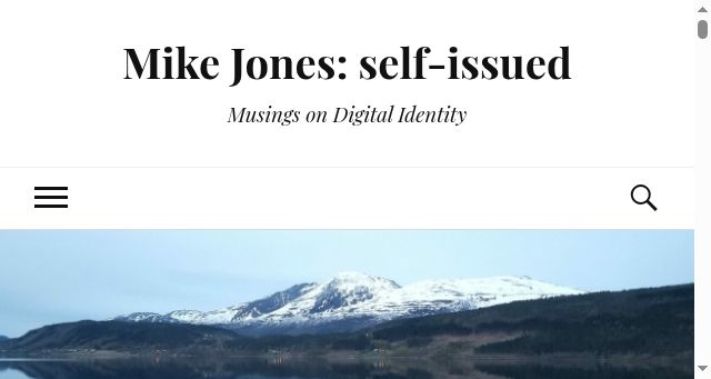 Screenshot of self-issued.info