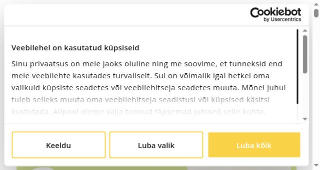 Screenshot of selver.ee