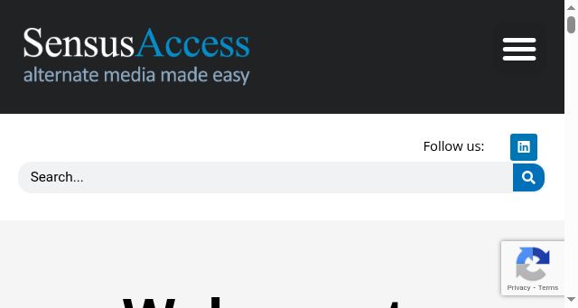 Screenshot of sensusaccess.com