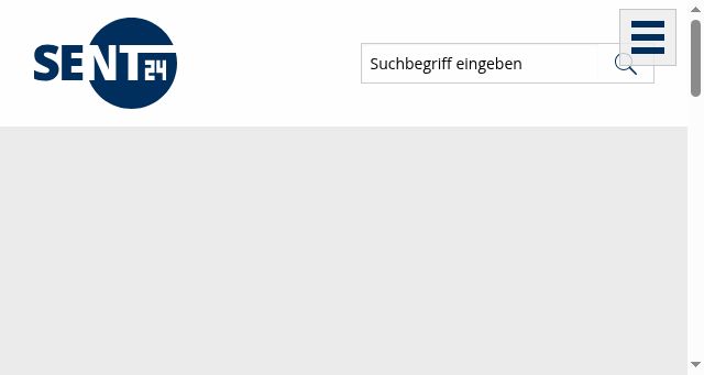 Screenshot of sent24.de