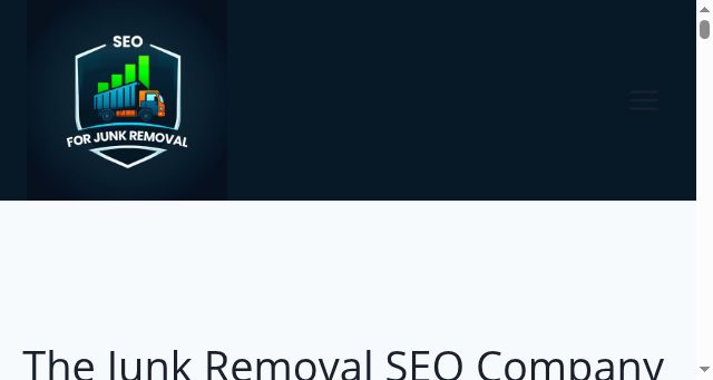 Screenshot of seoforjunkremoval.com
