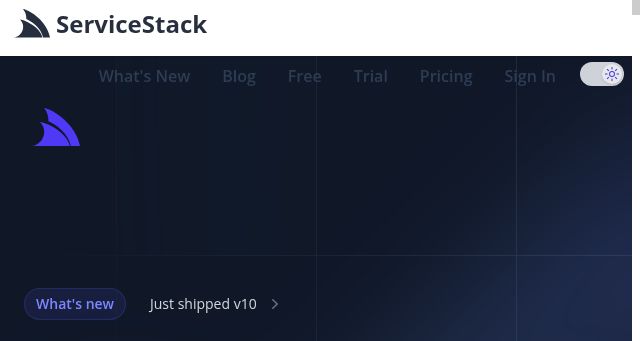 Screenshot of servicestack.net