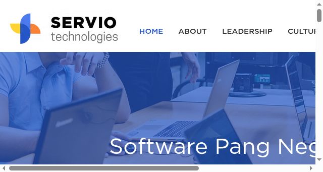 Screenshot of serviotech.com