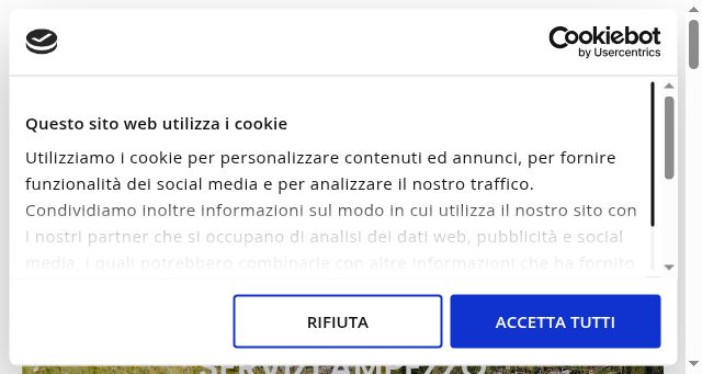 Screenshot of serviziampezzo.it