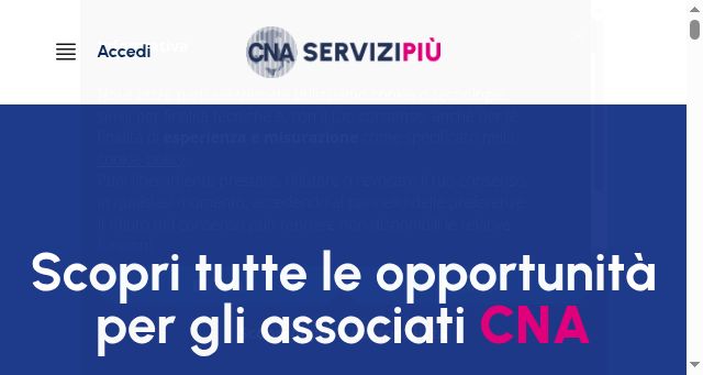 Screenshot of servizipiu.it