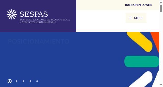 Screenshot of sespas.es