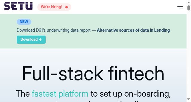 Screenshot of setu.co