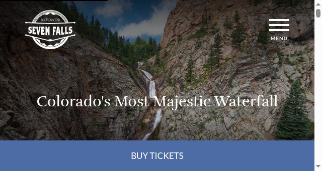 Screenshot of sevenfalls.com