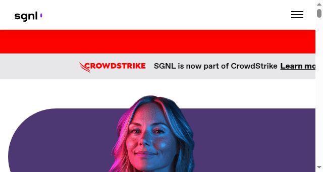 Screenshot of sgnl.ai