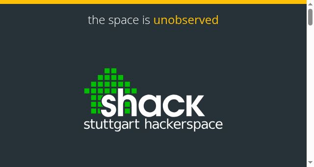 Screenshot of shackspace.de