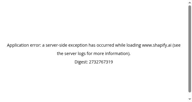 Screenshot of shapify.ai