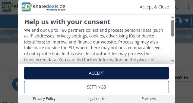 Screenshot of sharedeals.de