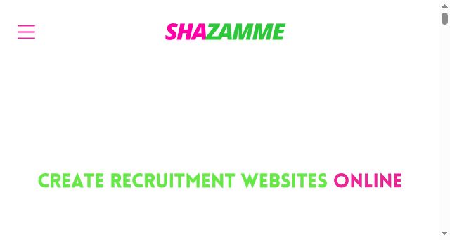 Screenshot of shazamme.com