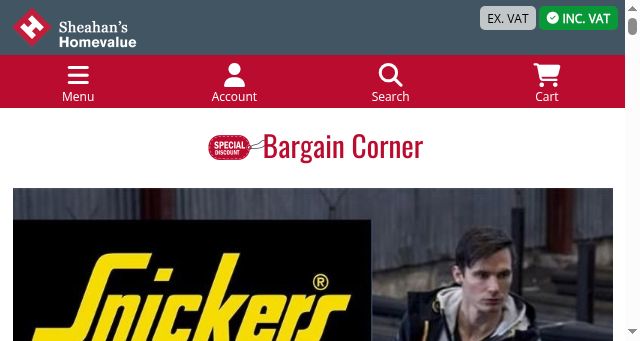 Screenshot of sheahans.ie