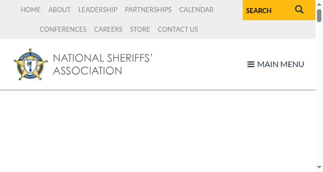 Screenshot of sheriffs.org