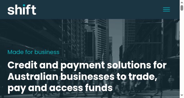 Screenshot of shift.com.au