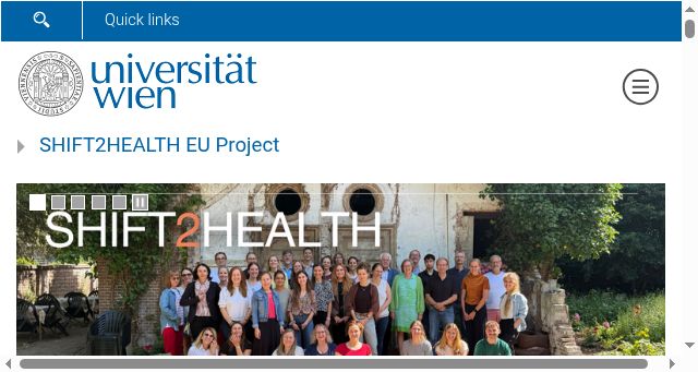 Screenshot of shift2health.eu