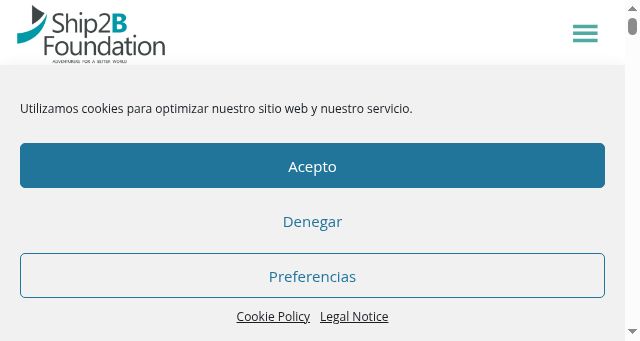 Screenshot of ship2b.org