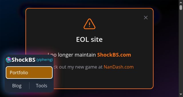 Screenshot of shockbs.com