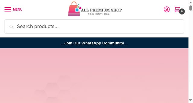 Screenshot of shopallpremium.com