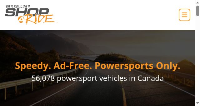 Screenshot of shoparide.ca