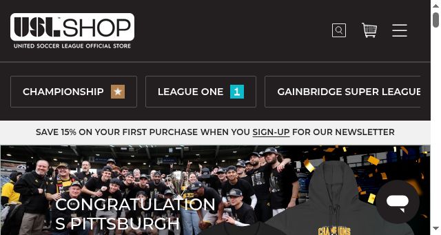 Screenshot of shopusl.com
