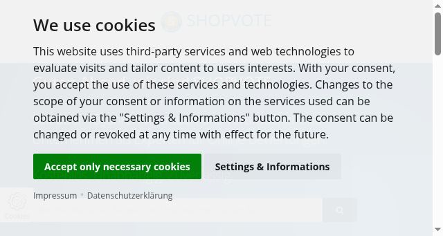 Screenshot of shopvote.de