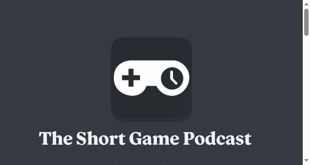 Screenshot of shortgame.fm