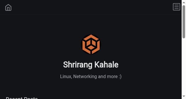 Screenshot of shrirangkahale.com