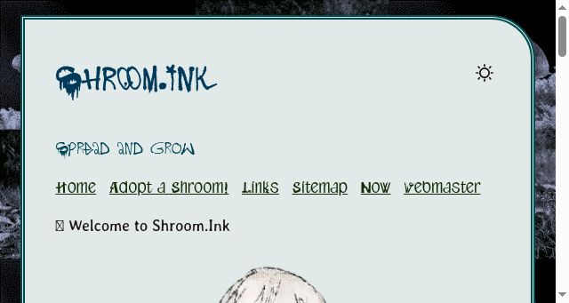 Screenshot of shroom.ink