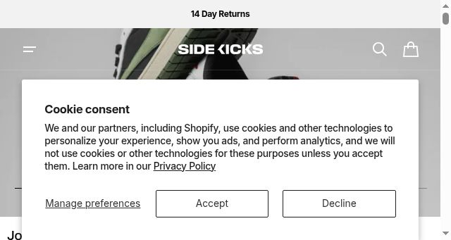 Screenshot of sidekicks.co.uk