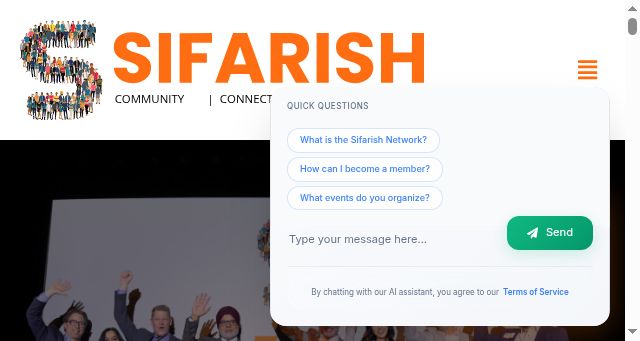 Screenshot of sifarish.org