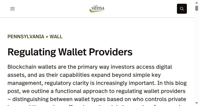Screenshot of sifma.org