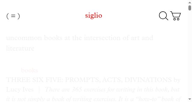 Screenshot of sigliopress.com