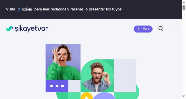 Screenshot of sikayetvar.com