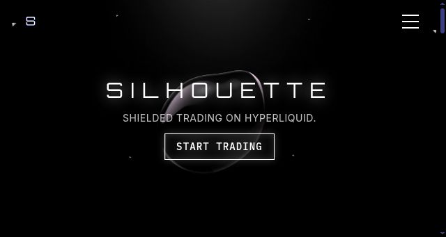 Screenshot of silhouette.exchange